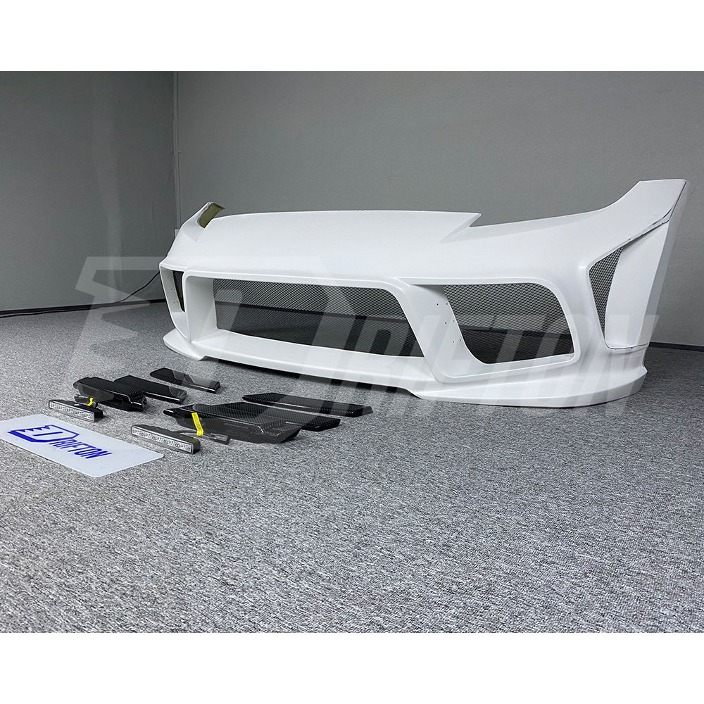 Weber Sport Zenith Line Style Half Carbon Fiber Front Bumper For Nissan 370Z Z34 2008-2019