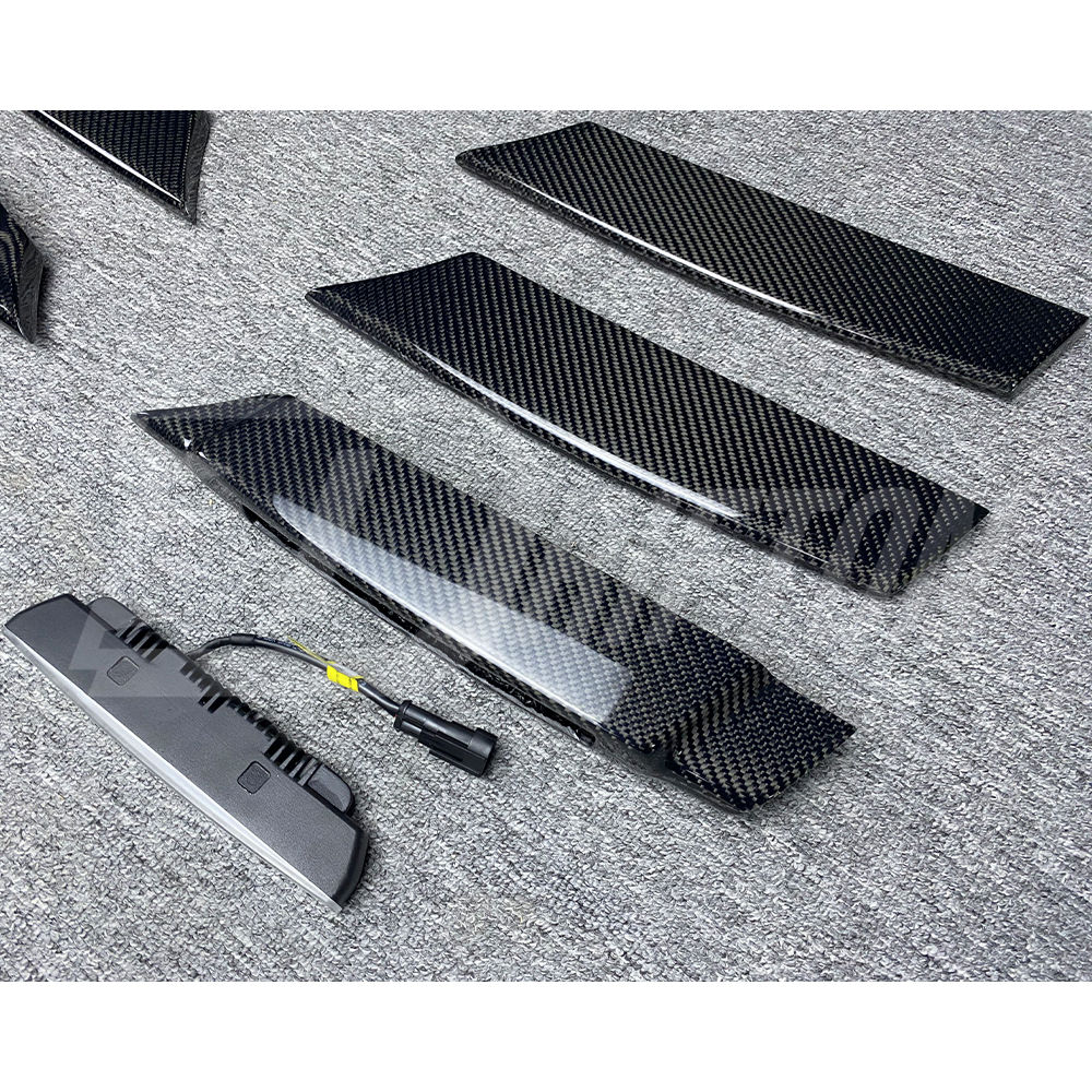 Weber Sport Zenith Line Style Half Carbon Fiber Front Bumper For Nissan 370Z Z34 2008-2019