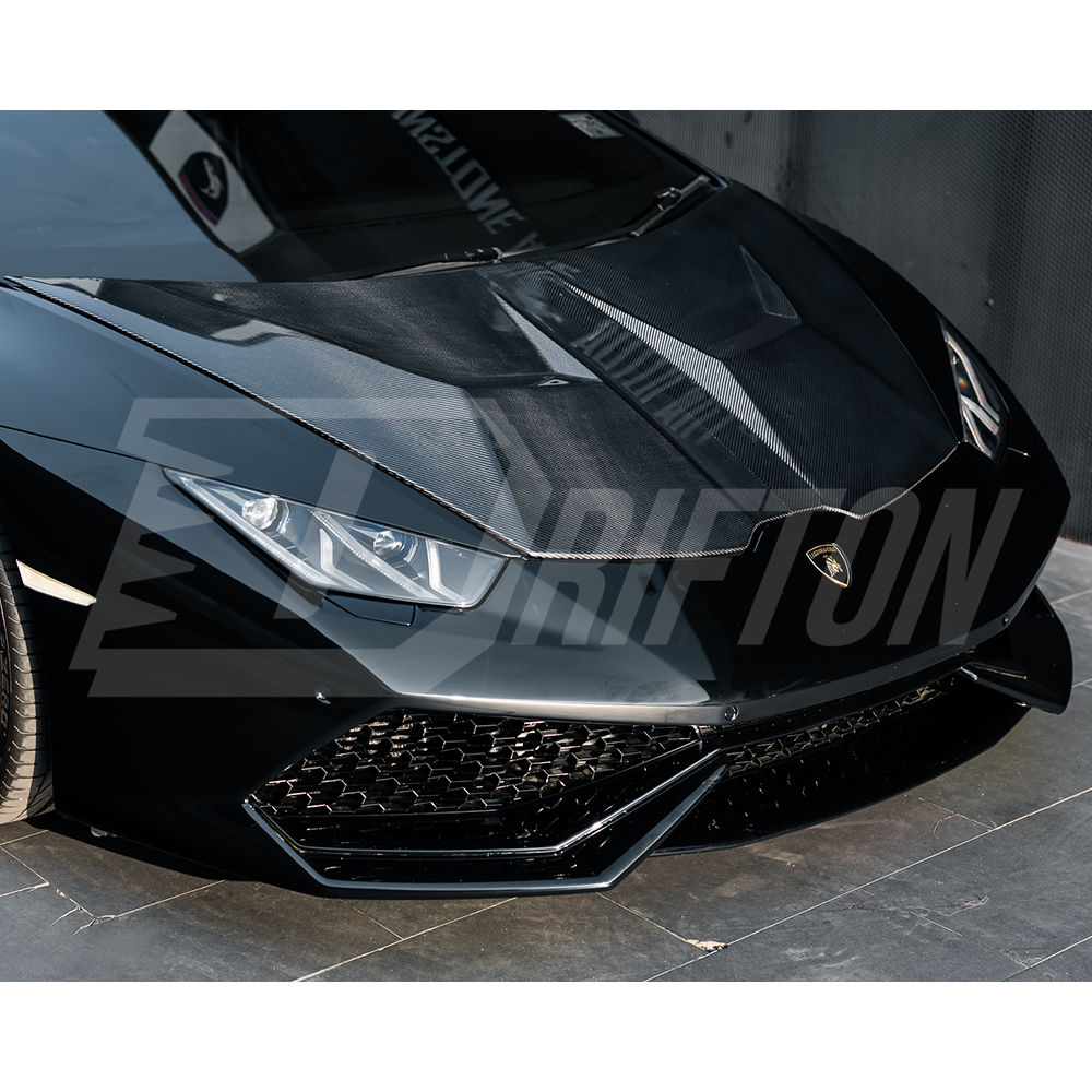 1016 Style Dry Carbon Fiber Hood For Lamborghini Huracan LP610 & LP580 & EVO & Tecnica 2014-2025
