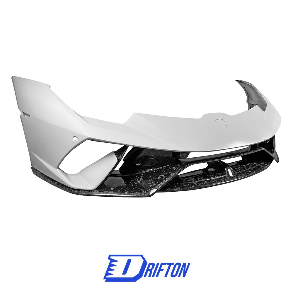 Performante Style Forged Dry Carbon Fiber With Portion Primer Front Bumper For Lamborghini Huracan LP610 & LP580 2014-2019