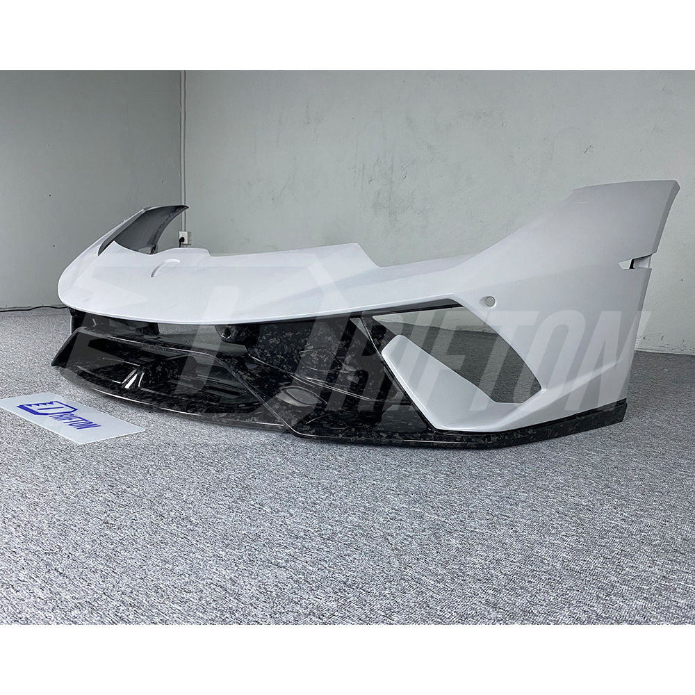 Performante Style Forged Dry Carbon Fiber With Portion Primer Front Bumper For Lamborghini Huracan LP610 & LP580 2014-2019