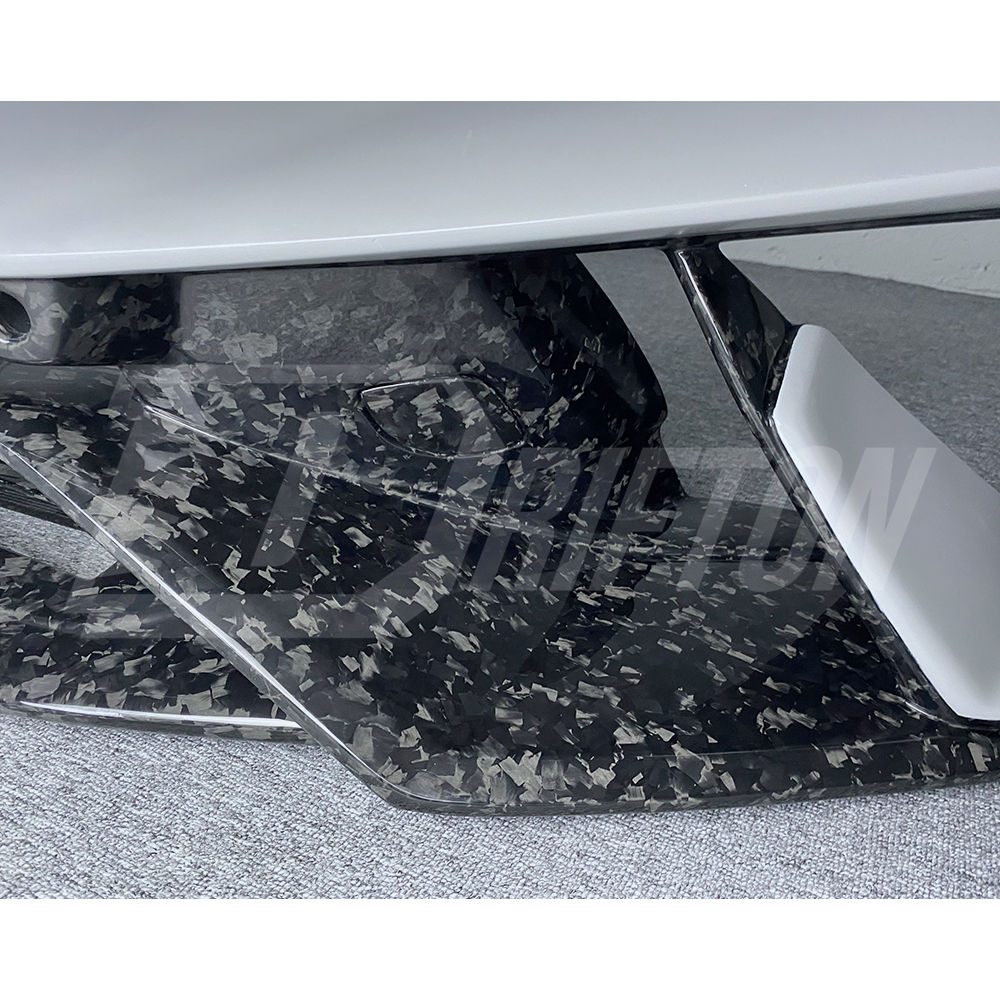 Performante Style Forged Dry Carbon Fiber With Portion Primer Front Bumper For Lamborghini Huracan LP610 & LP580 2014-2019