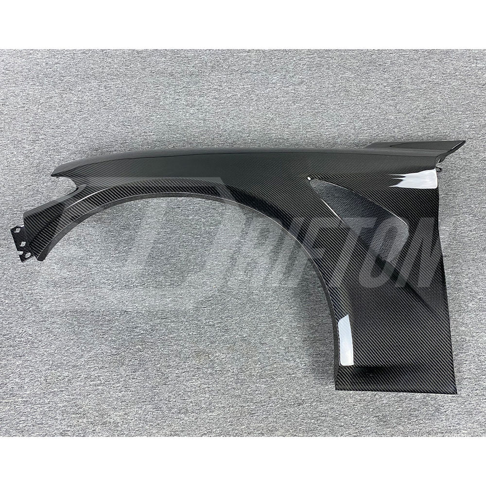 GTAM Widebody Style Dry Carbon Fiber Front Bumper & Fenders For Alfa Romeo Giulia 2016-2023