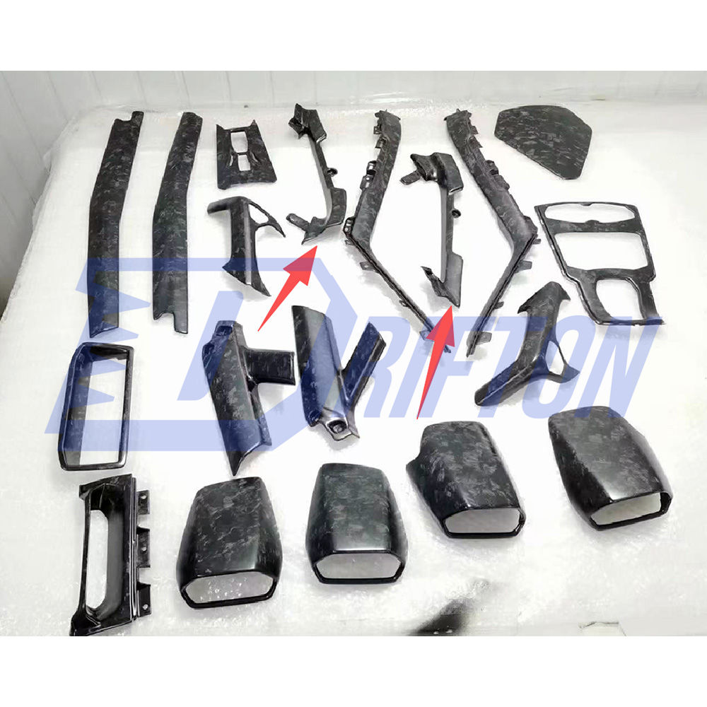 Dry Carbon Fiber Interiors Kits Left & Right Center Console Trim Panel For Lamborghini Huracan LP610 & LP580 & EVO & Tecnica 2014-2025