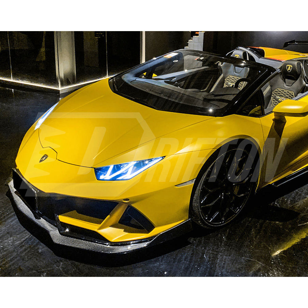 OC Style Dry Carbon Fiber Front Lip for Lamborghini Huracan EVO 2019-2025