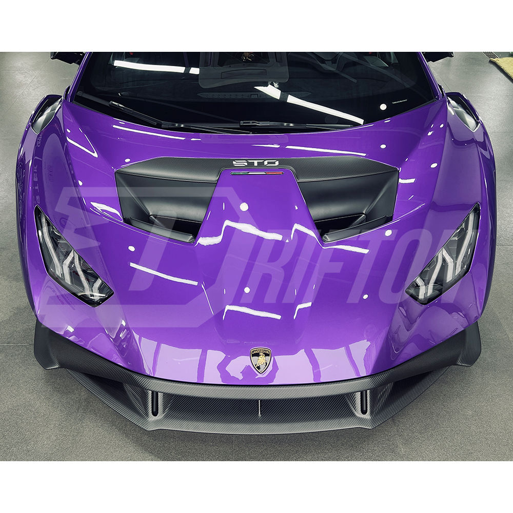 Dry Carbon Fiber Lower Front Lip For Lamborghini Huracan STO 2021-2025