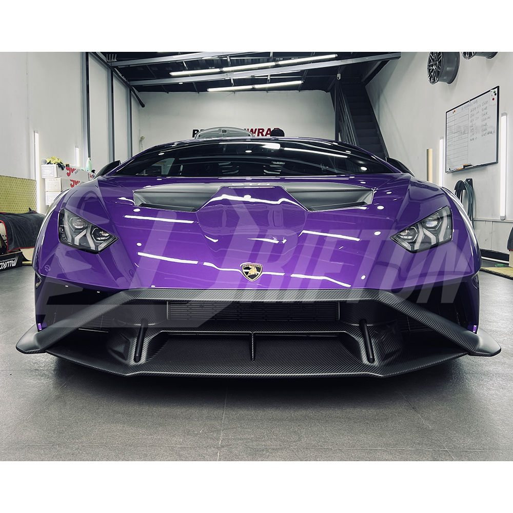 Dry Carbon Fiber Lower Front Lip For Lamborghini Huracan STO 2021-2025