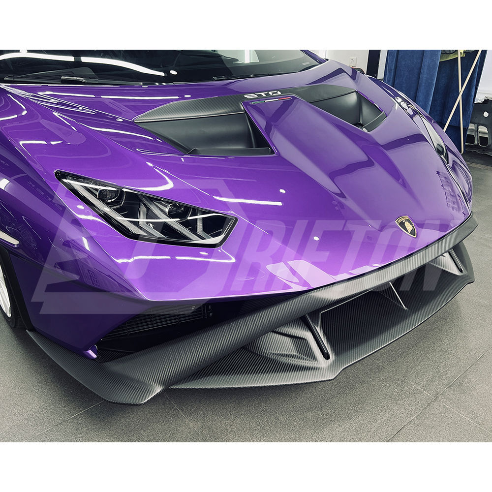 Dry Carbon Fiber Lower Front Lip For Lamborghini Huracan STO 2021-2025