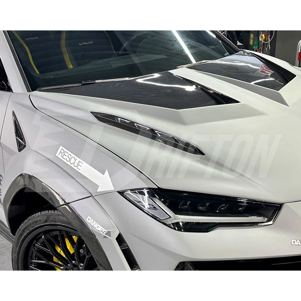 1016 Style Dry Carbon Fiber Hood For Lamborghini URUS S & Performante