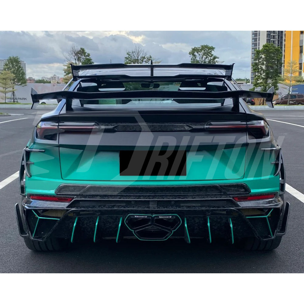 Mansory Performance GT Style Dry Carbon Fiber Rear Spoiler Wing For Lamborghini URUS & S & Performante