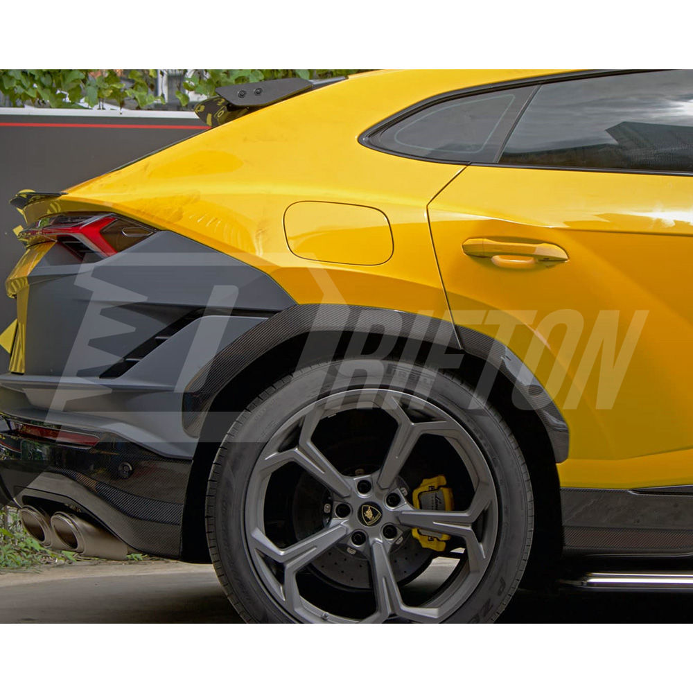 Performante Style Dry Carbon Fiber Wide Fender Extension Wheels Arches Flares For Lamborghini URUS S