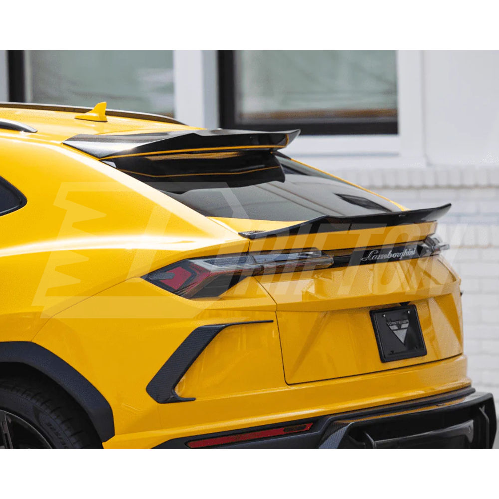 Vorsteiner Style Dry Carbon Fiber Rear Roof Spoiler Wing For Lamborghini URUS
