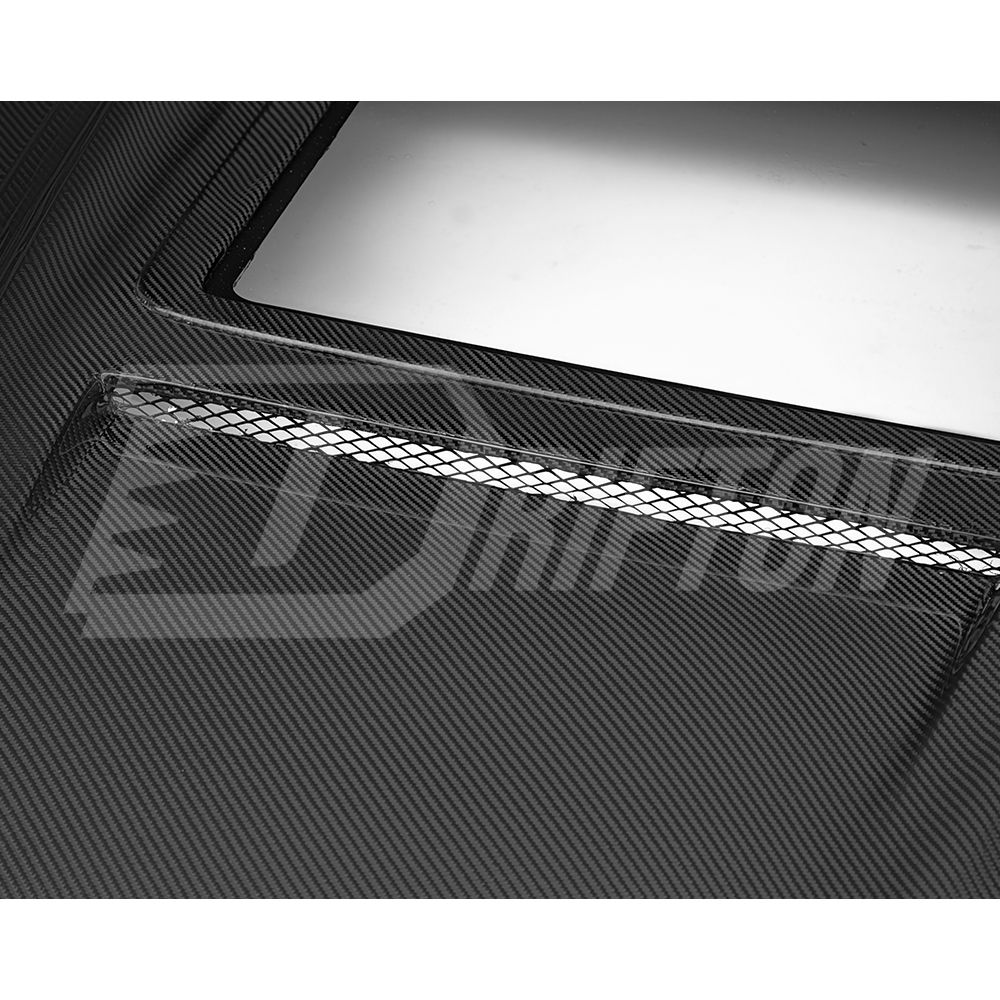 CMST Transparent Window Style Carbon Fiber Hood For Nissan 370Z Z34 2008-2019