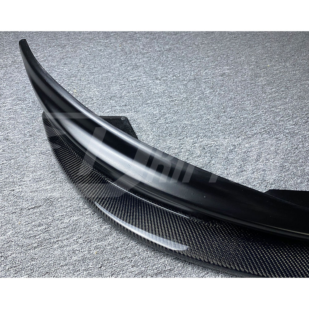 Varis Style Half Carbon Fiber Front Lip For Nissan 370Z Z34 2012-2019