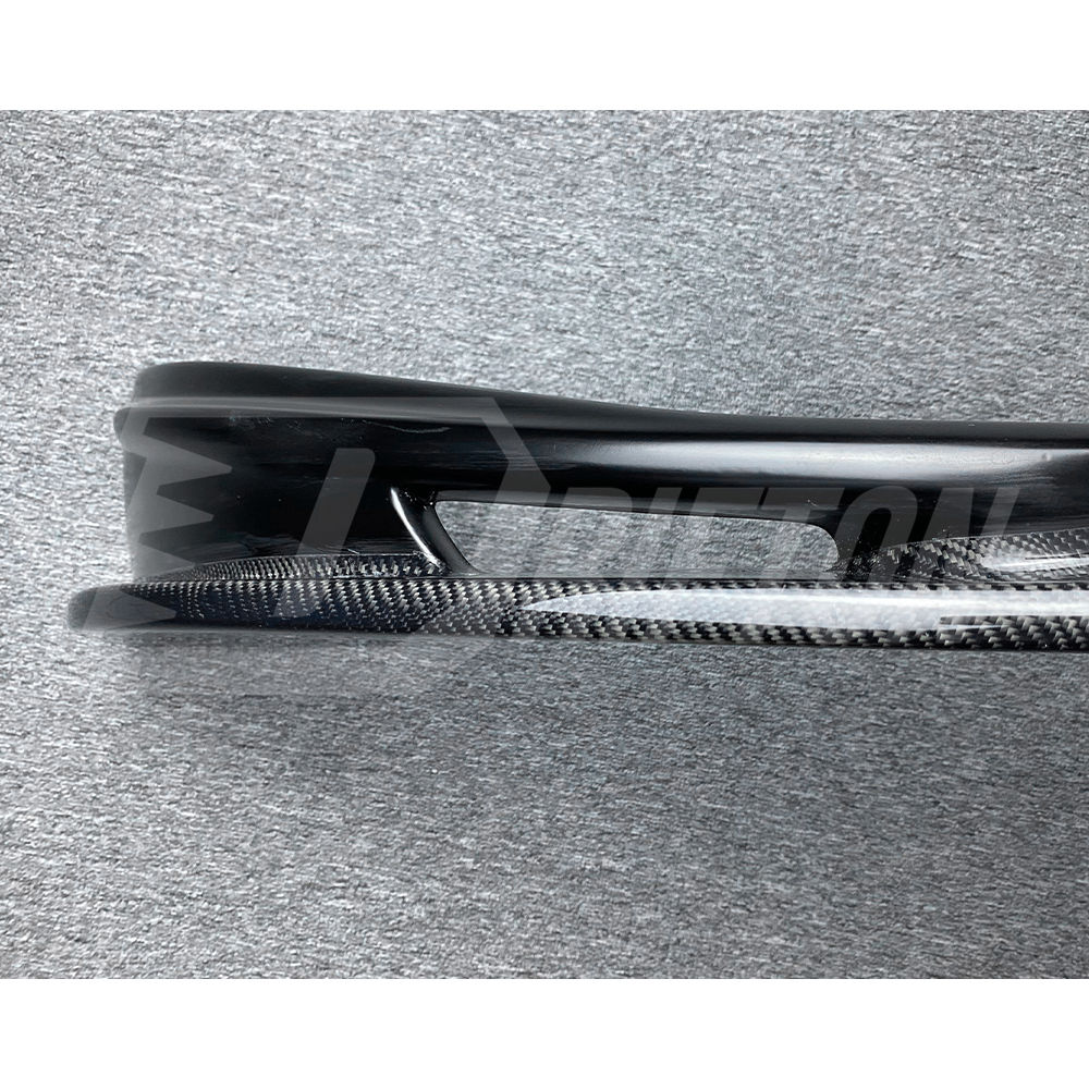 Varis Style Half Carbon Fiber Front Lip For Nissan 370Z Z34 2012-2019