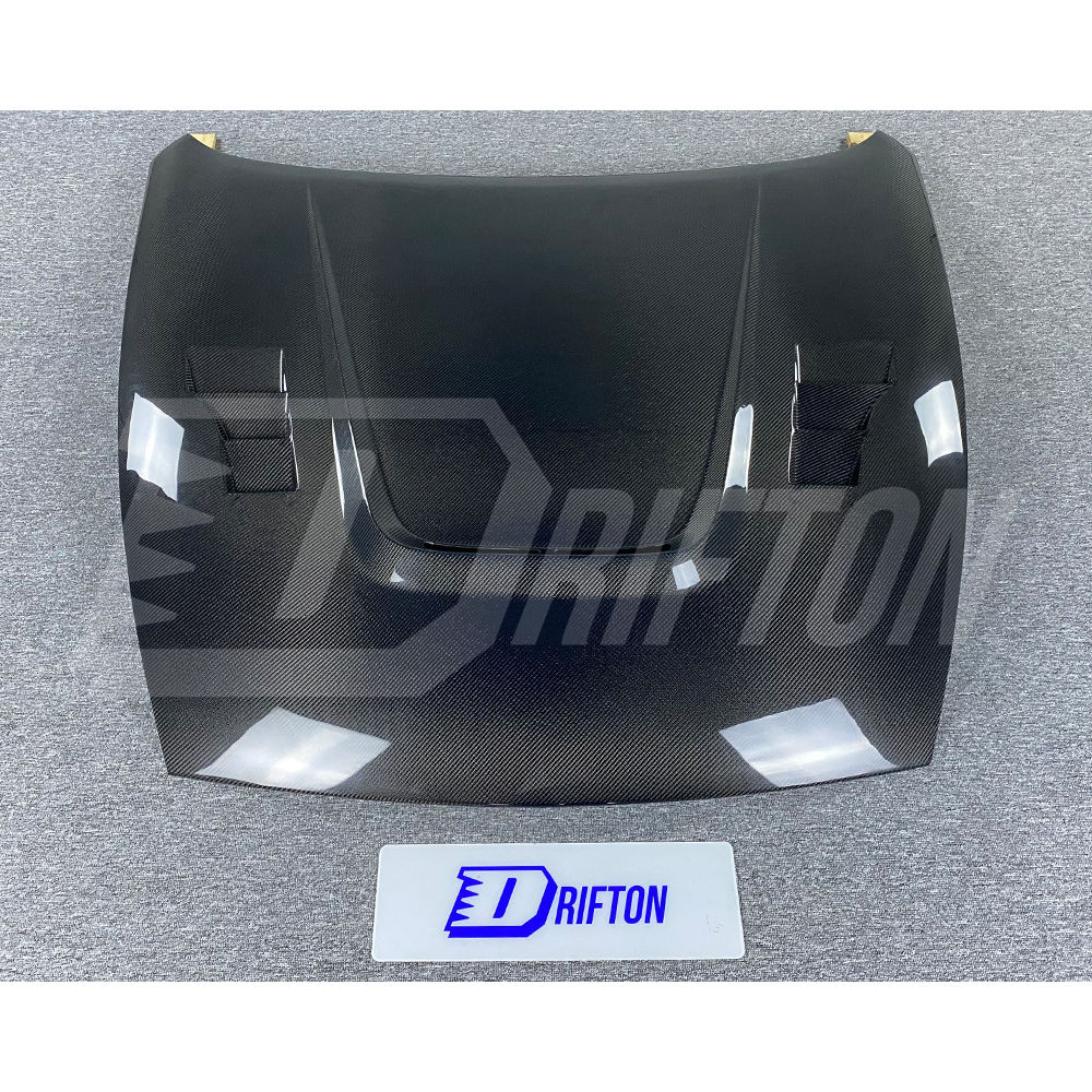 Vented Style Carbon Fiber Hood For Nissan 370Z Z34 2008-2019