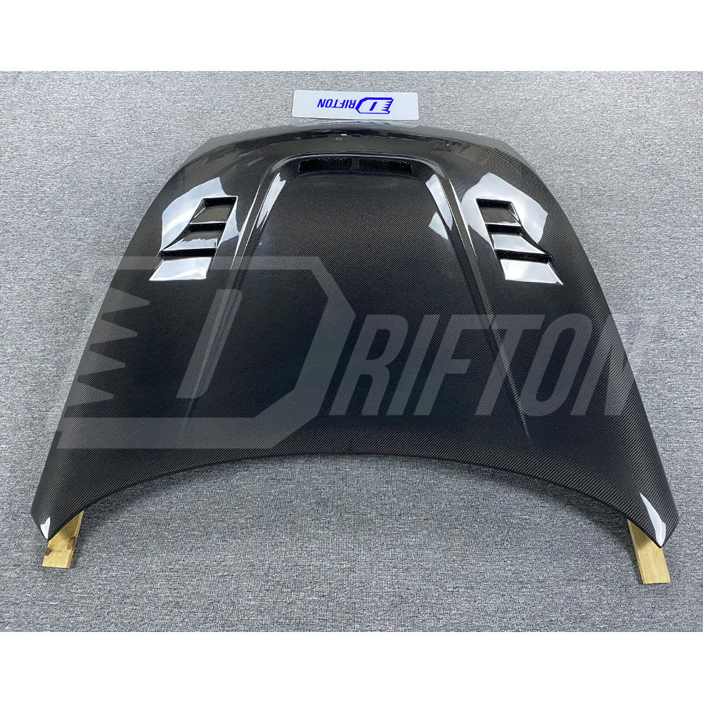 Vented Style Carbon Fiber Hood For Nissan 370Z Z34 2008-2019