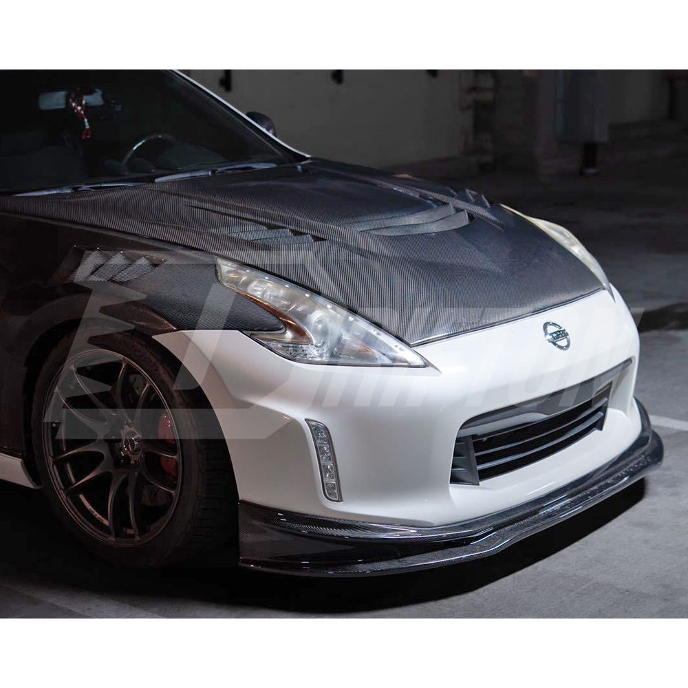 Vented V2 Style Carbon Fiber Fender For Nissan 370Z Z34 2008-2019