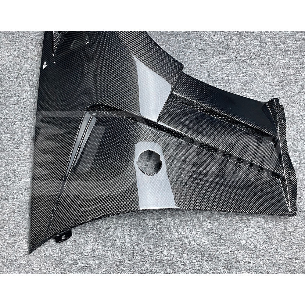 Vented V2 Style Carbon Fiber Fender For Nissan 370Z Z34 2008-2019