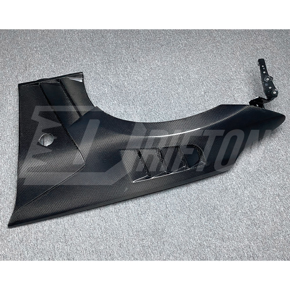 Vented V2 Style Carbon Fiber Fender For Nissan 370Z Z34 2008-2019