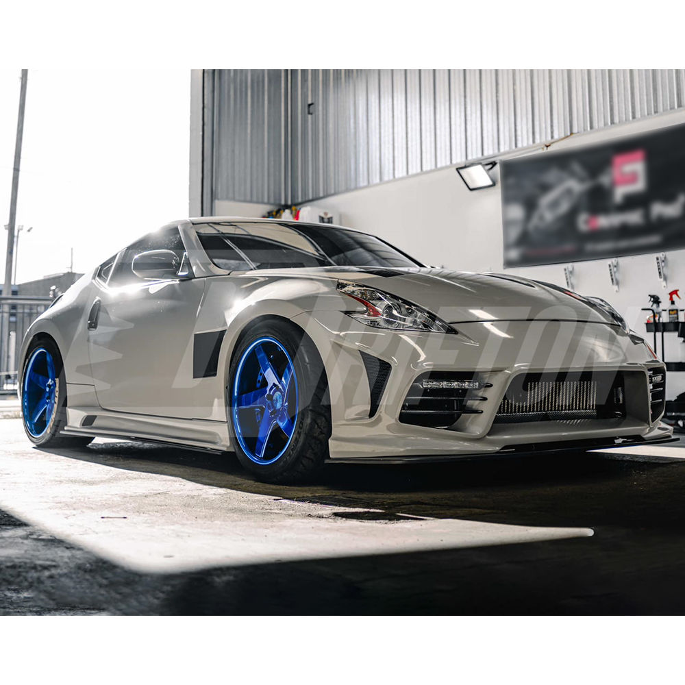Weber Sport Zenith Line Style Glass Fiber Front Bumper For Nissan 370Z Z34 2008-2019