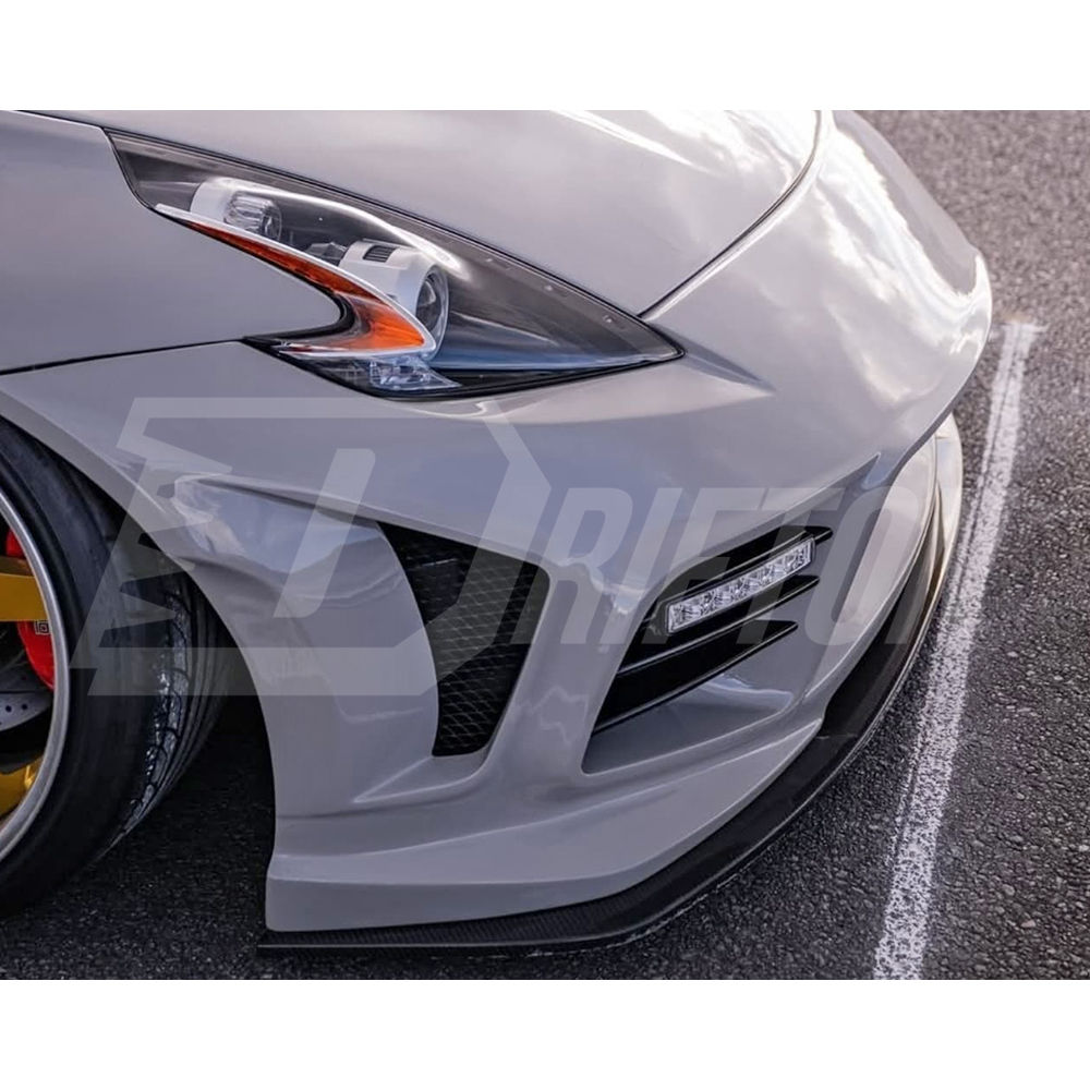 Webersport Zenith Line Style Carbon Fiber Front Lip For Nissan 370Z Z34 2008-2019 Webersport Front Bumper Only
