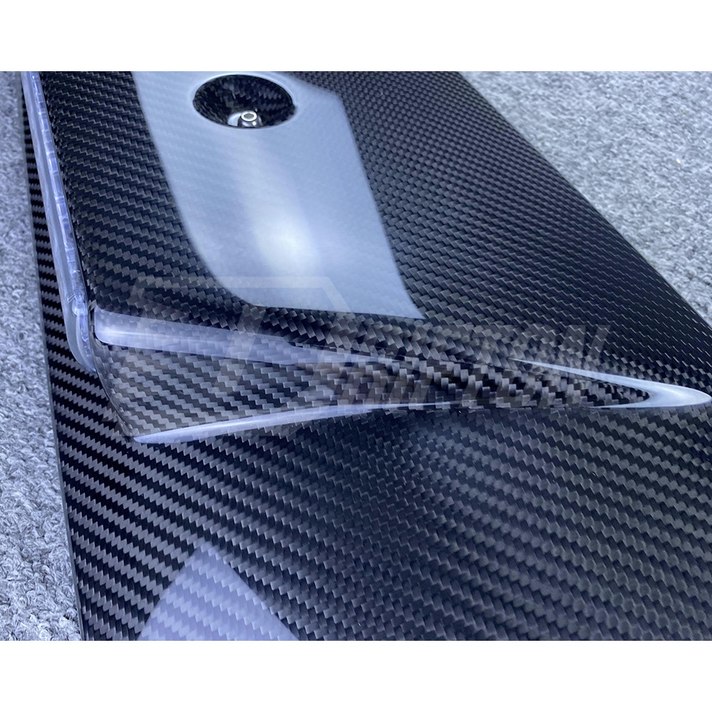 Brabx Style Dry Carbon Fiber Front Roof Light Bar Spoiler For Mercedes Benz G-Class W463 2005-2018