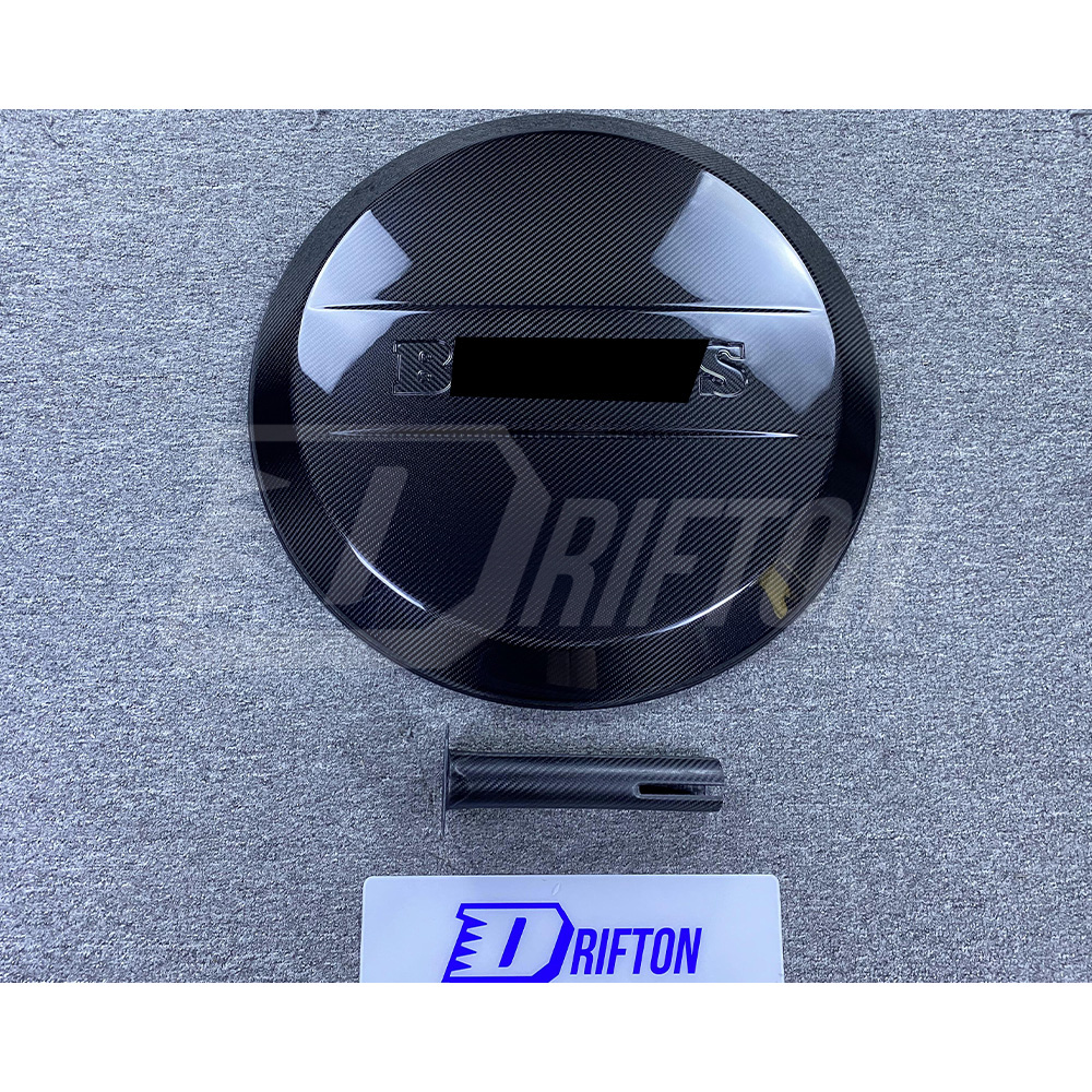 Brabx Style Dry Carbon Fiber Whell Spare Tire Cover For Mercedes Benz G-Class W463 2005-2018