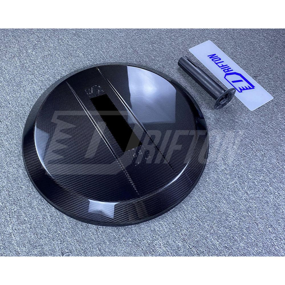 Brabx Style Dry Carbon Fiber Whell Spare Tire Cover For Mercedes Benz G-Class W463 2005-2018