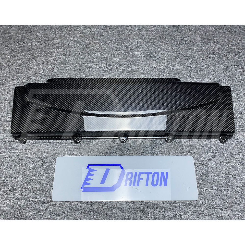Dry Carbon Fiber Replacement Engine Bay Air Box Cover For Audi R8 V8 V10 2007-2015