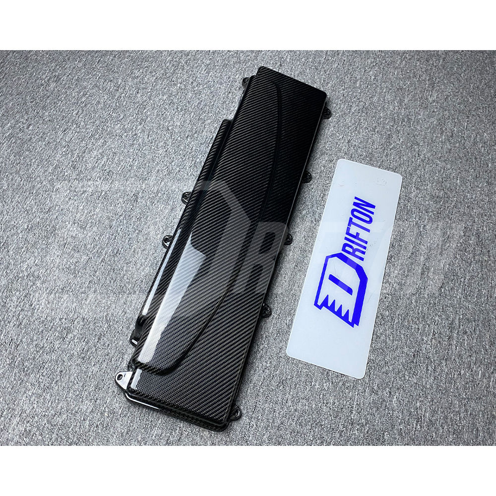 Dry Carbon Fiber Replacement Engine Bay Air Box Cover For Audi R8 V8 V10 2007-2015