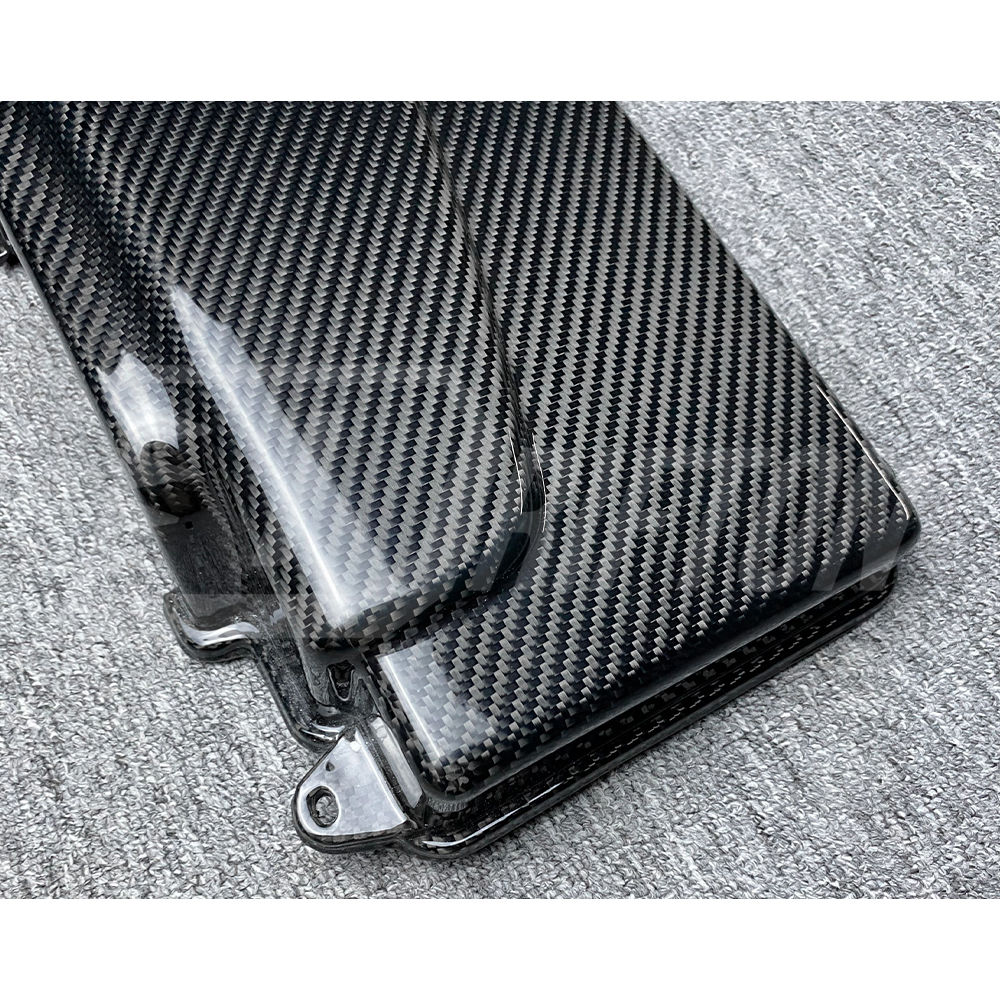 Dry Carbon Fiber Replacement Engine Bay Air Box Cover For Audi R8 V8 V10 2007-2015