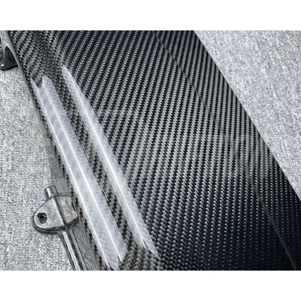 Dry Carbon Fiber Replacement Engine Bay Air Box Cover For Audi R8 V8 V10 2007-2015