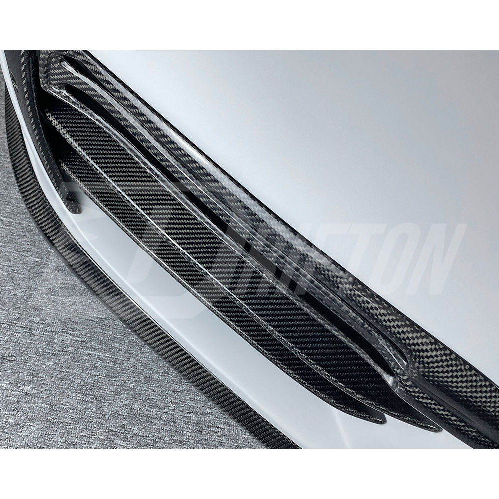TopCar Style Half Carbon Fiber Front Bumper For Porsche 911 Carrera 991 991.1 991.2 Turbo S 2012-2018