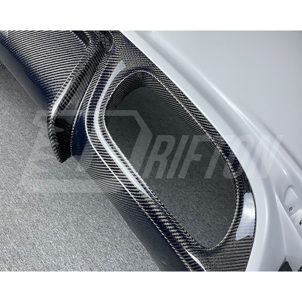 TopCar Style Half Carbon Fiber Rear Bumper For Porsche 911 Carrera 991 991.1 991.2 Turbo S 2012-2018