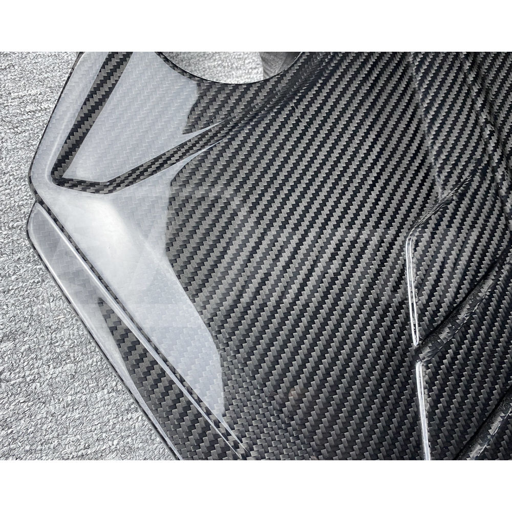 Dry Carbon Fiber Engine Cover For Infiniti Q50 3.0T 2013-2024