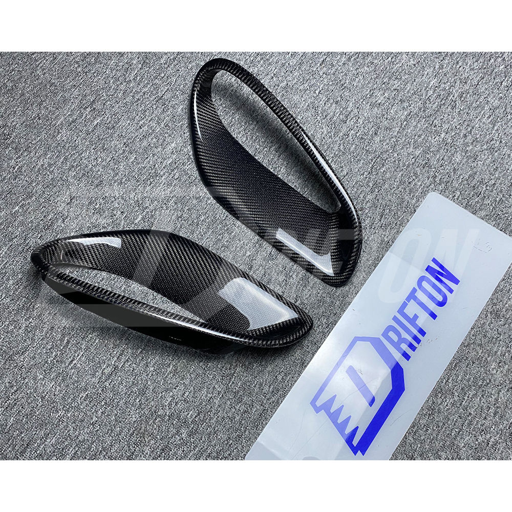 TopCar Style Carbon Fiber Rear Air intake Vent Ducts Cover For Porsche 911 Carrera 991 991.1 991.2 Turbo S 2012-2018