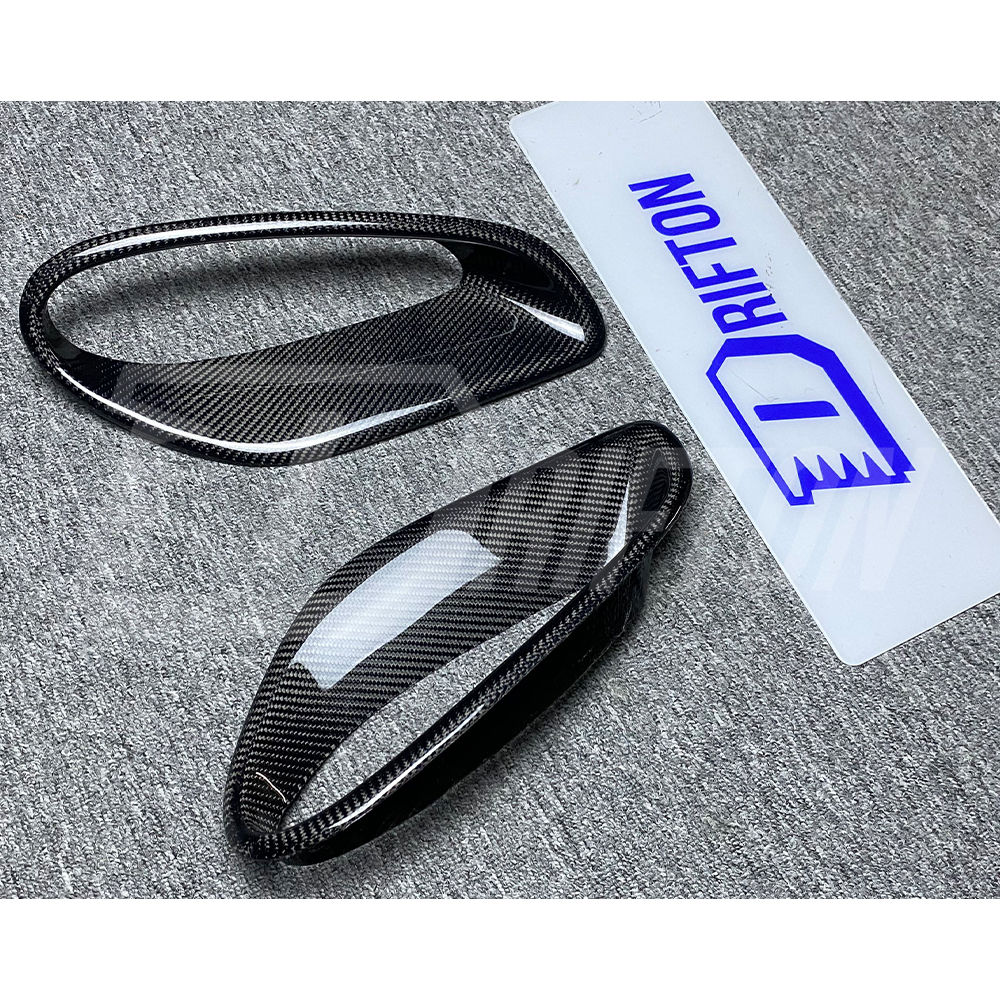 TopCar Style Carbon Fiber Rear Air intake Vent Ducts Cover For Porsche 911 Carrera 991 991.1 991.2 Turbo S 2012-2018