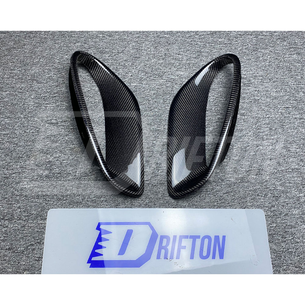 TopCar Style Carbon Fiber Rear Air intake Vent Ducts Cover For Porsche 911 Carrera 991 991.1 991.2 Turbo S 2012-2018