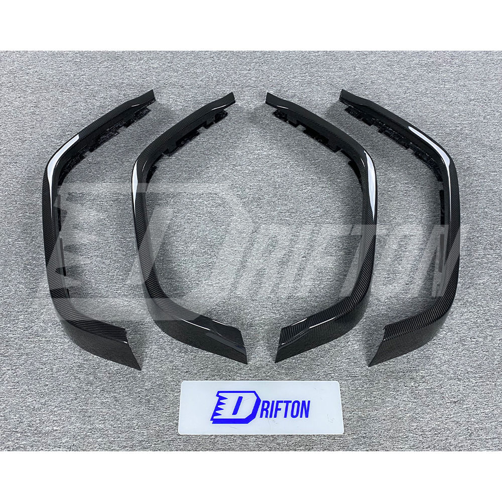 Dry Carbon Fiber Fender Extension Wheels Flares For Mercedes Benz G Class W464 G63 2019-2022
