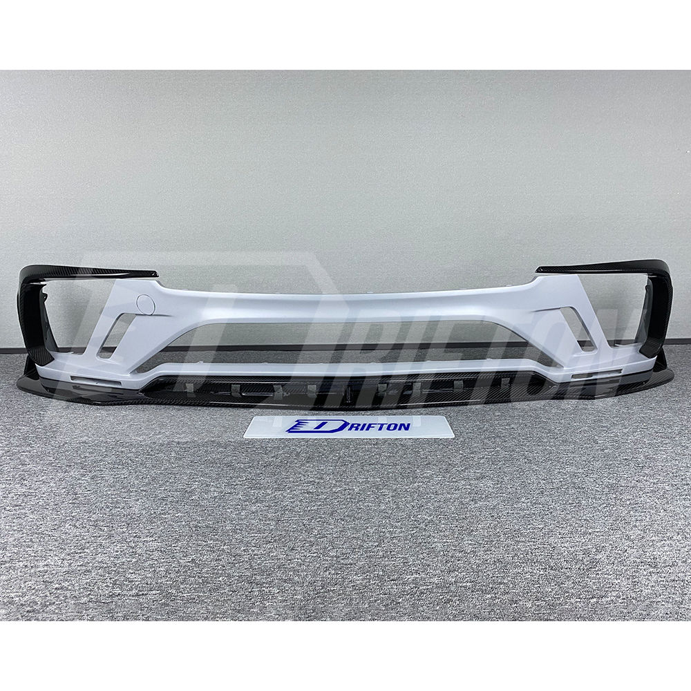 Mansory Style Dry Carbon Fiber Front Bumper For Bentley Continental GT GTC 2018-2024