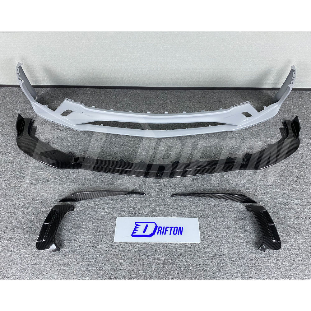 Mansory Style Dry Carbon Fiber Front Bumper For Bentley Continental GT GTC 2018-2024