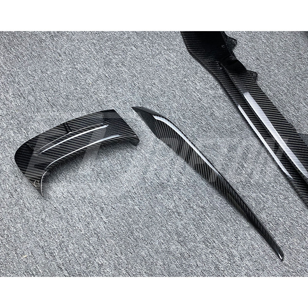 Mansory Style Dry Carbon Fiber Front Bumper For Bentley Continental GT GTC 2018-2024