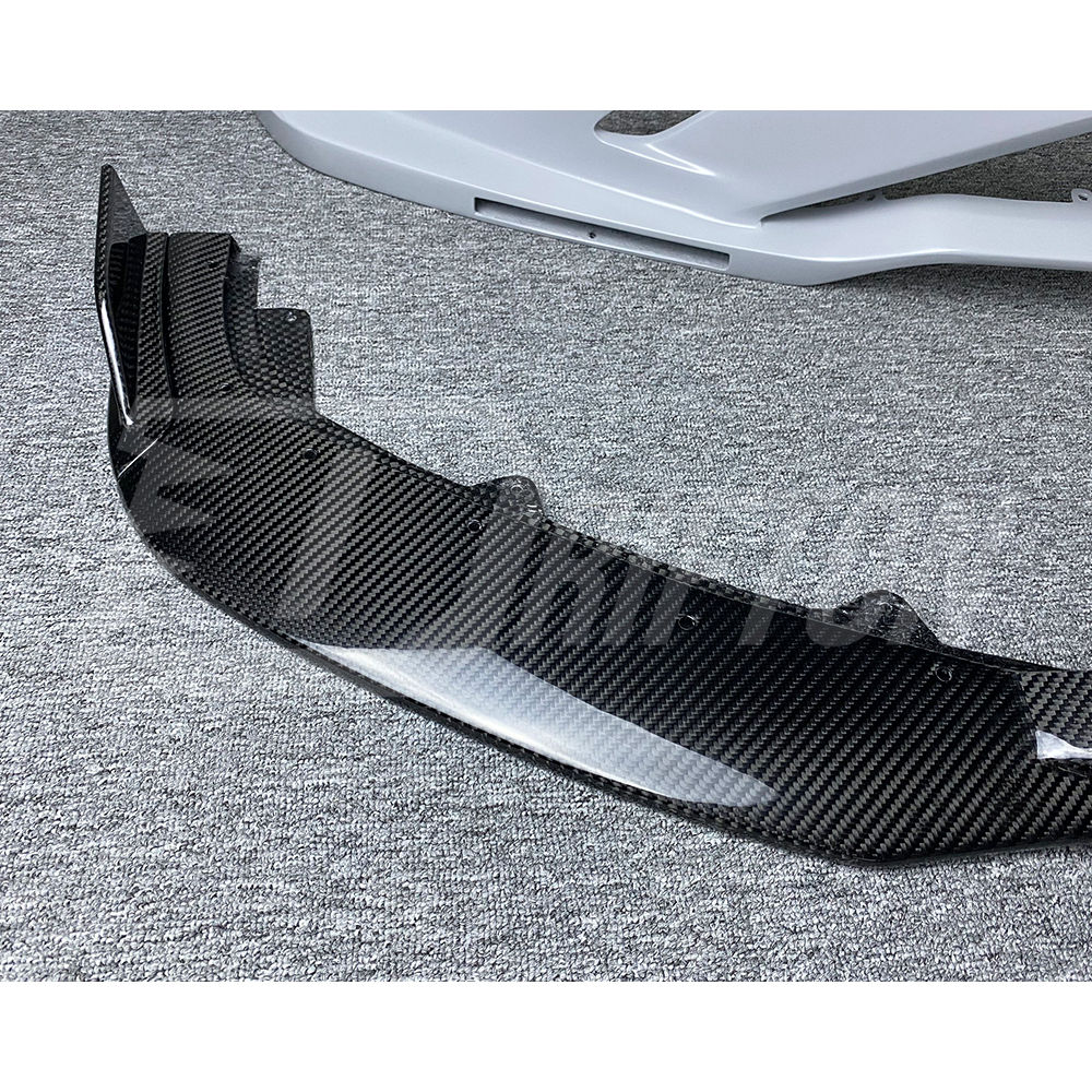 Mansory Style Dry Carbon Fiber Front Bumper For Bentley Continental GT GTC 2018-2024