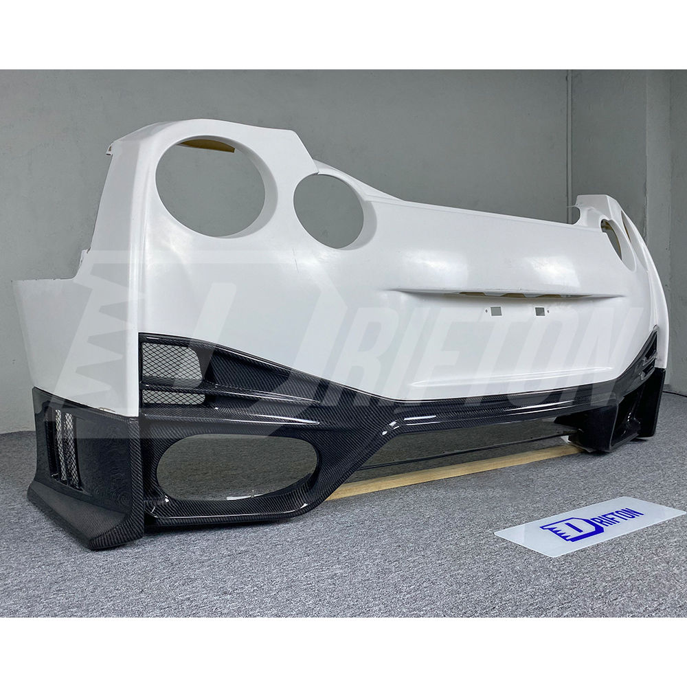 Nismo Style Partial Carbon Fiber Rear Bumper For Nissan R35 GTR 2008-2023