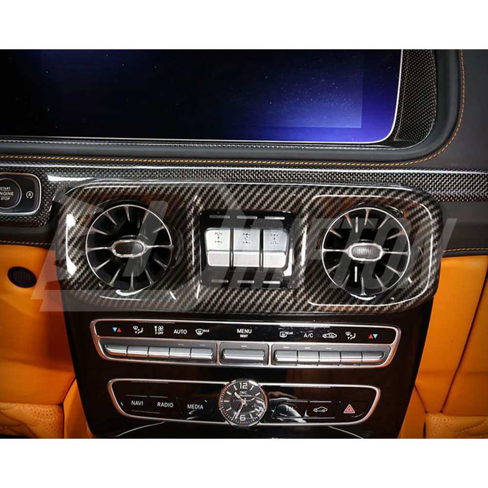 Dry Carbon Fiber Interiors Kits AC Vents Panels For Mercedes Benz G Class W464 AMG G63 G500 2018-2024