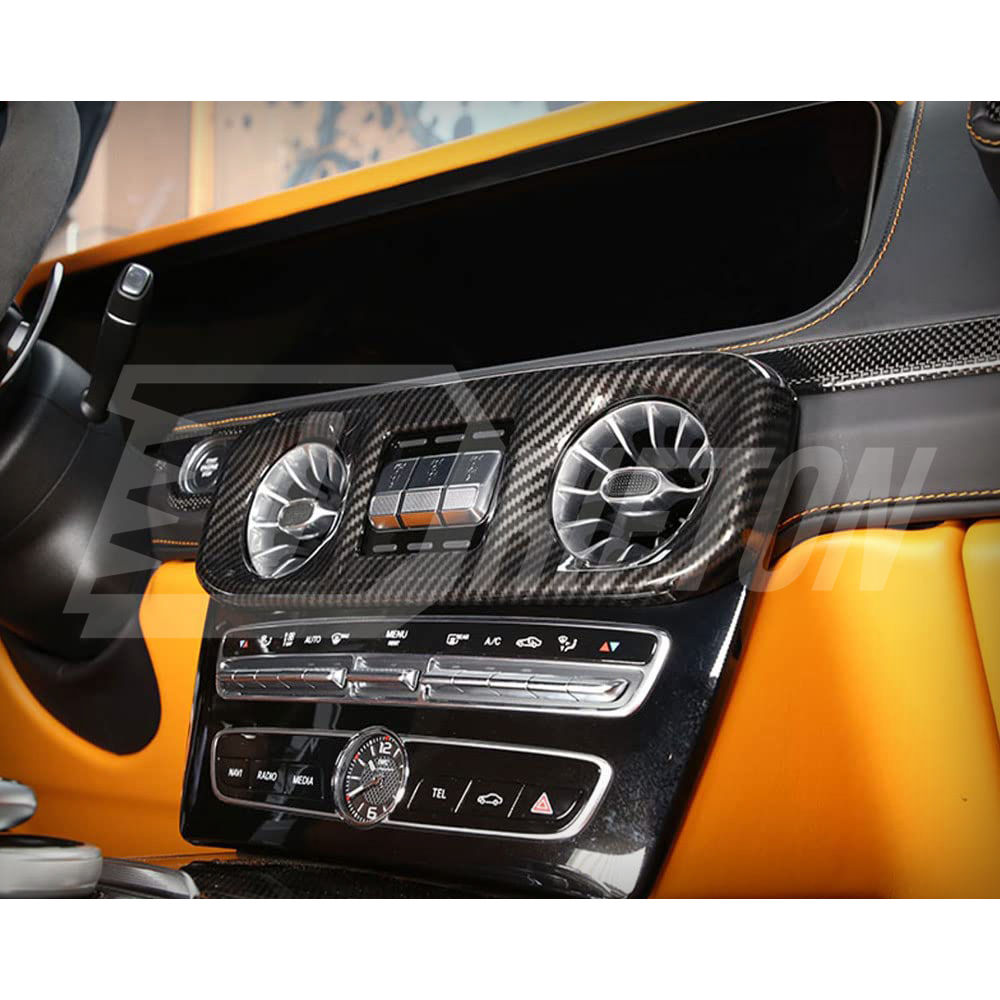 Dry Carbon Fiber Interiors Kits AC Vents Panels For Mercedes Benz G Class W464 AMG G63 G500 2018-2024