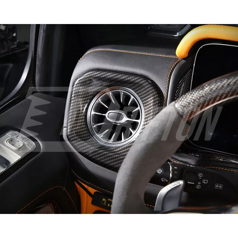 Dry Carbon Fiber Interiors Kits AC Vents Panels For Mercedes Benz G Class W464 AMG G63 G500 2018-2024