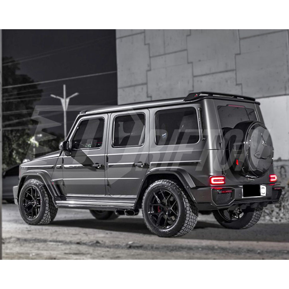 TopCar Style Dry Carbon Fiber Rear Roof Spoiler For Mercedes Benz G Class W464 AMG G63 2018-2024