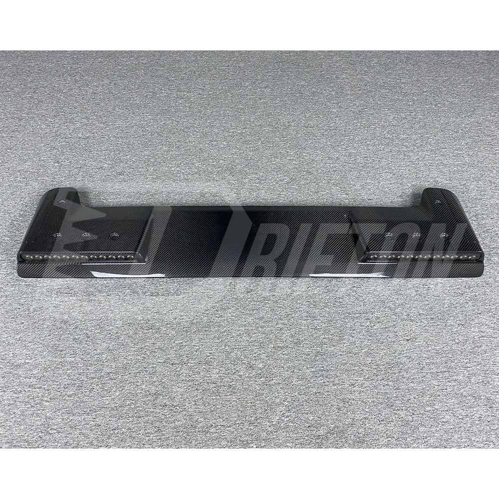 W465 BraBx G800 Style Dry Carbon Fiber Front Roof LED Light Bar Spoiler For Mercedes Benz G-Class W465 G63 AMG W465 G500 G450 G550 G580 2024-ON